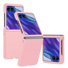 Zastitna maska (futrola) Flip - Motorola Razr 50 Ultra roze.