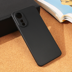 Zastitna silikonska maska (futrola) Ultra Thin - Oppo A78 mat crna.