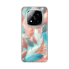 Zastitna silikonska maska (futrola) PRINT - Xiaomi Redmi Note 14 Pro Plus 5G (EU) Pastel Feathers.