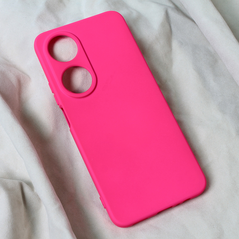 Zastitna maska (futrola) Teracell Soft Velvet - Huawei Honor X7b pink.