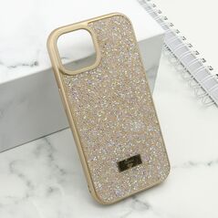 Zastitna maska (futrola) DIAMOND SELECTION - iPhone 15 zlatna (MS).