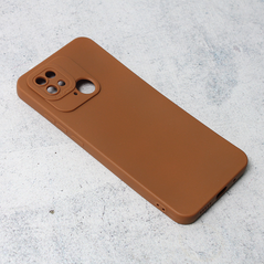 Zastitna maska (futrola) Silikon Pro Camera - Xiaomi Redmi 10C braon.