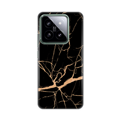 Zastitna silikonska maska (futrola) PRINT - Xiaomi 14 All crni.