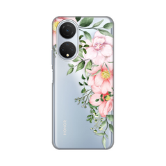 Zastitna ultra tanka (skin) maska / futrola PRINT - Huawei Honor X7 Gentle Rose Pattern.
