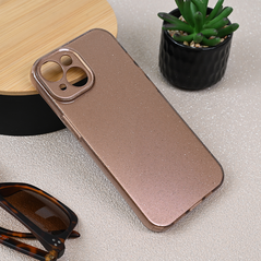 Zastitna maska (futrola) Sparkle Dust - iPhone 15 6.1 roze zlatna.