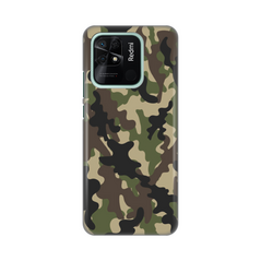 Zastitna ultra tanka (skin) maska / futrola PRINT - Xiaomi Redmi 10C Army SMB.