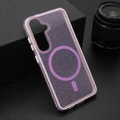 Zastitna maska (futrola) CRYSTAL MagSafe - Samsung S931 Galaxy S25 5G ljubicasta (MS).