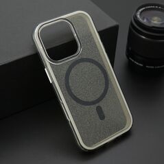 Zastitna maska (futrola) CRYSTAL MagSafe - iPhone 16 Pro (6.3) crna (MS).