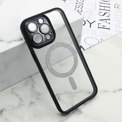 Zastitna maska (futrola) DIAMOND MagSafe - iPhone 15 Pro Max (6.7) crna (MS).