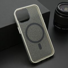 Zastitna maska (futrola) CRYSTAL MagSafe - iPhone 15 crna (MS).