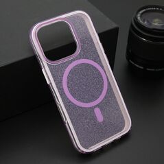 Zastitna maska (futrola) CRYSTAL MagSafe - iPhone 16 Pro (6.3) ljubicasta (MS).