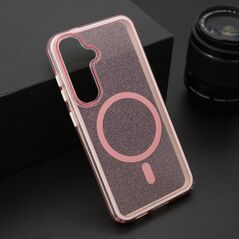 Zastitna maska (futrola) CRYSTAL MagSafe - Samsung S931 Galaxy S25 5G roze (MS).