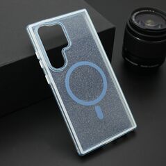 Zastitna maska (futrola) CRYSTAL MagSafe - Samsung S928 Galaxy S24 Ultra 5G plava (MS).