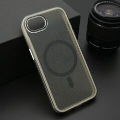 Zastitna maska (futrola) CRYSTAL MagSafe - iPhone 16e crna (MS).