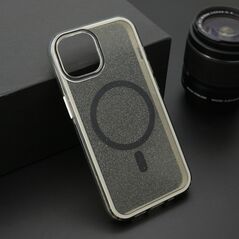 Zastitna maska (futrola) CRYSTAL MagSafe - iPhone 13 (6.1) crna (MS).
