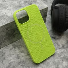 Zastitna maska (futrola) LUME MagSafe - iPhone 15 zelena (MS).