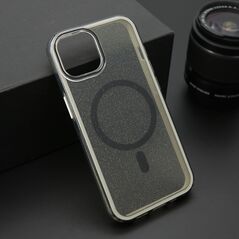 Zastitna maska (futrola) CRYSTAL MagSafe - iPhone 14 (6.1) crna (MS).