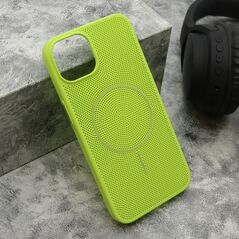 Zastitna maska (futrola) LUME MagSafe - iPhone 13 (6.1) zelena (MS).