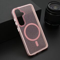 Zastitna maska (futrola) CRYSTAL MagSafe - Samsung S921 Galaxy S24 5G roze (MS).