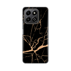 Zastitna silikonska maska (futrola) PRINT - Huawei Honor X6b All crni.