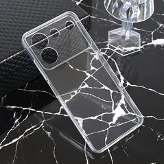 Zastitna silikonska maska (futrola) Ultra Thin - ZTE Blade A54 Transparent.