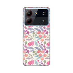 Zastitna silikonska maska (futrola) PRINT - ZTE Blade A54 Watercolor Flowers.