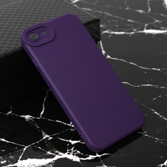 Zastitna maska (futrola) Teracell Giulietta - iPhone 7/8/SE (2020)/SE (2022) mat tamno ljubicasta.