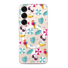 Zastitna maska (futrola) silikonska print MagSafe - Samsung S931 Galaxy S25 5G beach (MS).