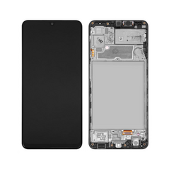 LCD displej (ekran) - Samsung A225/Galaxy A22 + touchscreen + okvir crni A+ OLED.