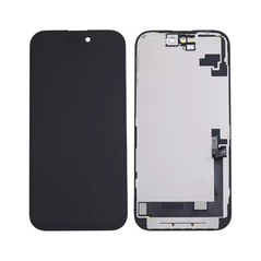 LCD displej (ekran) - iPhone 16 + touchscreen crni APLONG OEM Changed Glass.
