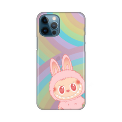 Zastitna ultra tanka (skin) maska / futrola PRINT - iPhone 12/12 Pro 6.1 La Bubu Rainbow.