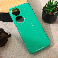 Zastitna maska (futrola) Sparkle Dust - Huawei Honor X7b zelena.