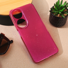 Zastitna maska (futrola) Sparkle Dust - Huawei Honor X7b bordo.