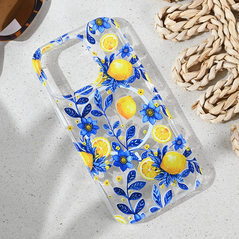 Zastitna maska (futrola) print Magsafe - iPhone 16 Pro Mediteran Lemon.
