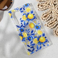 Zastitna maska (futrola) print Magsafe - Samsung S928B Galaxy S24 Ultra Mediteran Lemon.
