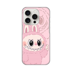 Zastitna silikonska maska (futrola) PRINT - iPhone 15 Pro 6.1 La Bubu Pink.