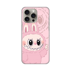 Zastitna silikonska maska (futrola) PRINT - iPhone 15 Pro Max 6.7 La Bubu Pink.