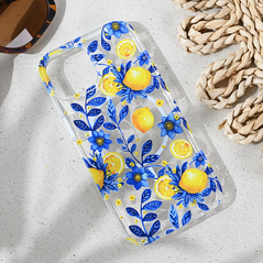 Zastitna maska (futrola) print Magsafe - iPhone 13/14 6.1 Mediteran Lemon.