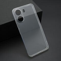 Zastitna ultra tanka (skin) maska / futrola PROTECT - Xiaomi Redmi 13C/Poco C65 providna (bela) (MS).