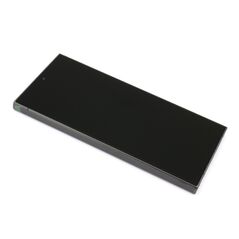 LCD displej (ekran) - Samsung S928 Galaxy S24 Ultra 5G + Touch screen + okvir FULL ORG EU Titanium crni (GH82-33396B/33386B) (MS).
