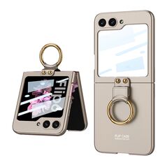 Zastitna maska (futrola) SMOOTH RING - Samsung F741B Galaxy Z Flip 6 5G zlatna (GKK case) (MS).