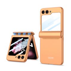 Zastitna maska (futrola) SMOOTH LINE - Samsung F741B Galaxy Z Flip 6 5G narandzasta (GKK case) (MS).