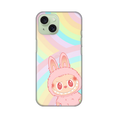 Zastitna ultra tanka (skin) maska / futrola PRINT - iPhone 15 La Bubu Rainbow.
