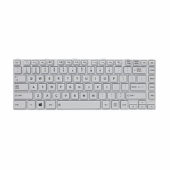 Tastatura - laptop Toshiba Satellite L800/L805/L830/L840/L845/C800/C800D bela.