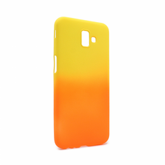 Zastitna maska (futrola) Double summer vibe - Samsung J610FN Galaxy J6 Plus narandzasto-zuta.