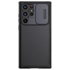 Zastitna maska (futrola) Nillkin CamShield Pro - Samsung Galaxy S22 Ultra 5G crna.
