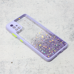 Zastitna maska (futrola) okvir Glitter - Samsung A715F Galaxy A71 ljubicasta.