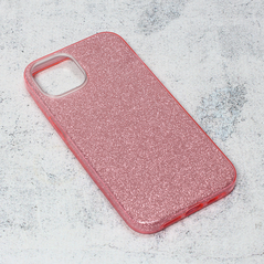 Zastitna maska (futrola) Crystal Dust - iPhone 14 roze.