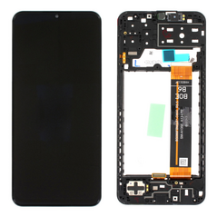 LCD displej (ekran) - Samsung A135/Galaxy A13 + touchscreen + okvir crni Service Pack ORG/GH82-28508A.