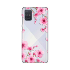 Zastitna ultra tanka (skin) maska / futrola PRINT - Samsung A715F Galaxy A71 Rose flowers.
